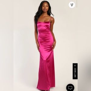 Lulus Fuchsia Maxi Dress